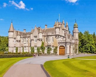 Balmoral Castle In Scotland diamond painting