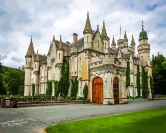 Balmoral Queen Elizabeth's Castle diamond painting