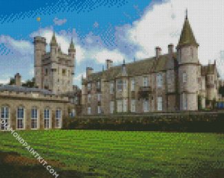 Balmoral Castle diamond painting