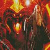 Balrog And Gandalf Lord Of The Rings diamond painting