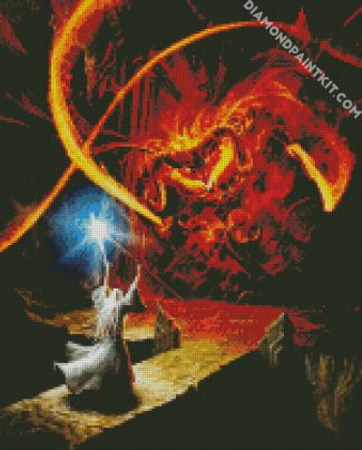 Balrog From Lord Of The Rings diamond painting