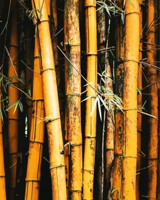 Bamboo Trees diamond painting