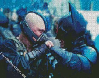 Bane And Batman diamond painting