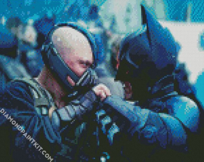 Bane And Batman diamond painting