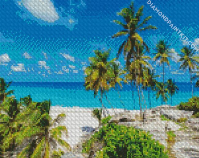 Barbados Beach diamond painting