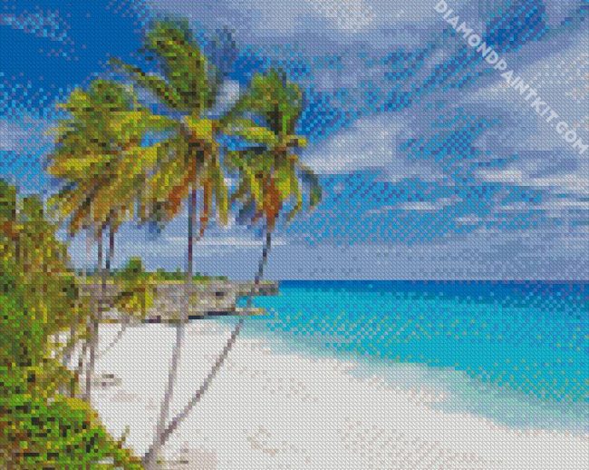 Barbados Caribbean Island diamond painting