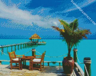 Barbados Sea View diamond painting