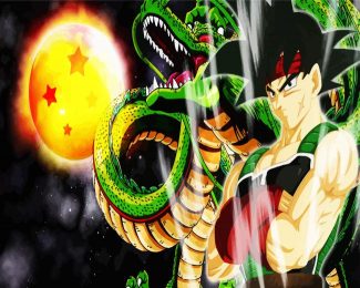 Bardok An Shenron Dragon Ball diamond painting