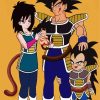 Bardock Dragon Ball Family diamond painting