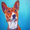 Basenji Dog Head Art diamond painting