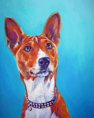 Basenji Dog Head Art diamond painting