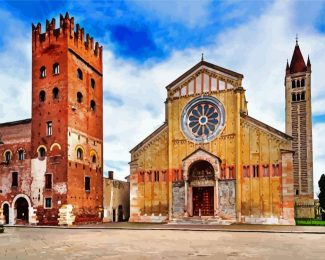 Basilica Di San Zeno Maggiore Verona diamond painting