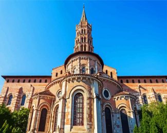 Basilique Saint Sernin De Toulouse France diamond painting