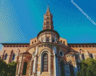 Basilique Saint Sernin De Toulouse France diamond painting