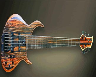 Bass Guitar diamond painting