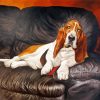 Basset Hound Dog diamond painting