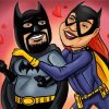 Batman And Batgirl diamond painting