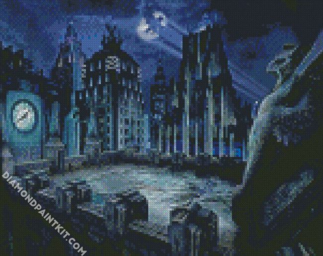 Batman Gotham City diamond painting