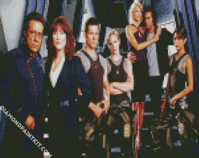 Battlestar Characters diamond painting