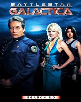 Battlestar Serie Poster diamond painting