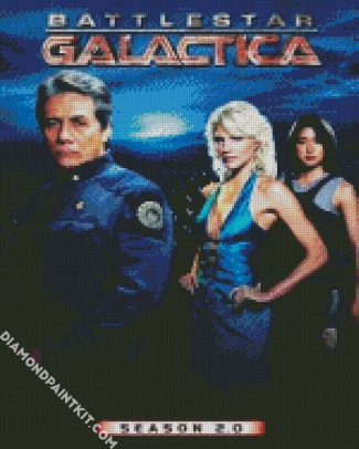 Battlestar Serie Poster diamond painting