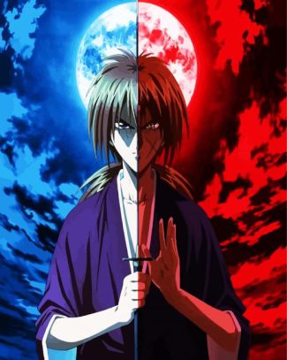 Battoussi Kenshin Himura diamond painting