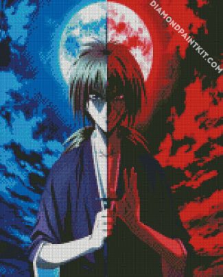 Battoussi Kenshin Himura diamond painting