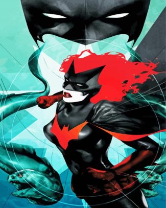 Batwoman Animation diamond painting