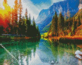 Bavaria Mountains diamond painting