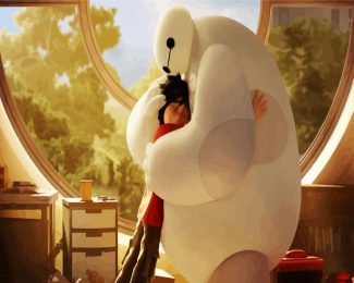 Baymax And Hiro diamond painting