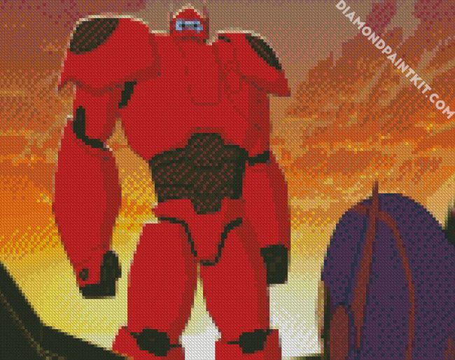 Baymax Animation diamond painting