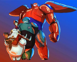 Baymax Big Hero 6 Animation diamond painting