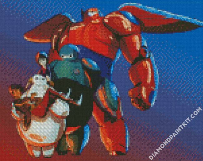 Baymax Big Hero 6 Animation diamond painting