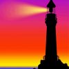 Beacon At Sunset Art diamond painting