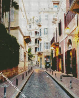 Beautiful Streets In Beirut Lebanon diamond painting