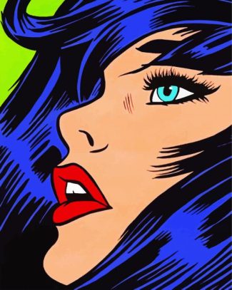 Beautiful Ban Girl Pop Art diamond painting