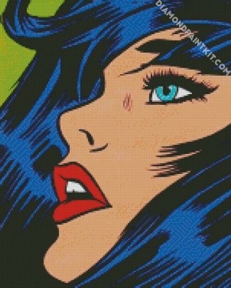 Beautiful Ban Girl Pop Art diamond painting