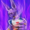 Beerus Drinking Coffee diamond painting