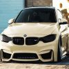 Beige BMW Car diamond painting