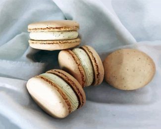 Beige Macaron diamond painting