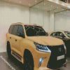 Beige Lexus lx 570 Car diamond painting