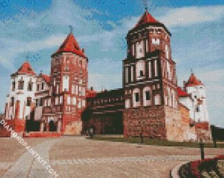 Belarus Mir Castle Complex diamond painting