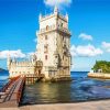 Belem Tower In Lisbon diamond painting