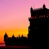 Belem Tower Silhouette diamond painting