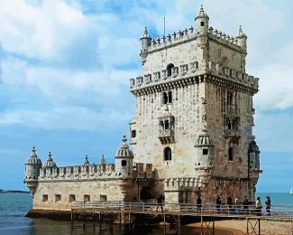 Belem Tower diamond painting