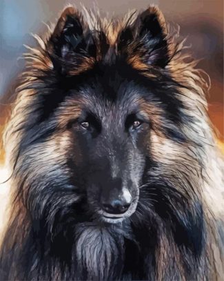 Belgian Tervuren Dog diamond painting