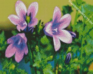 Bellflower Wildflower diamond painting