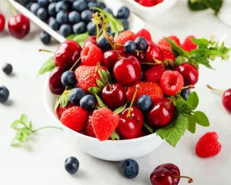 Berries Bowl diamond painting