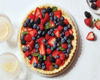 Berry Tart diamond painting