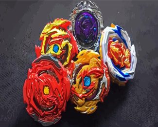 Beyblades diamond painting